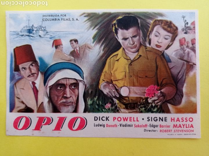 Opio , dick powell , Robert stevenson