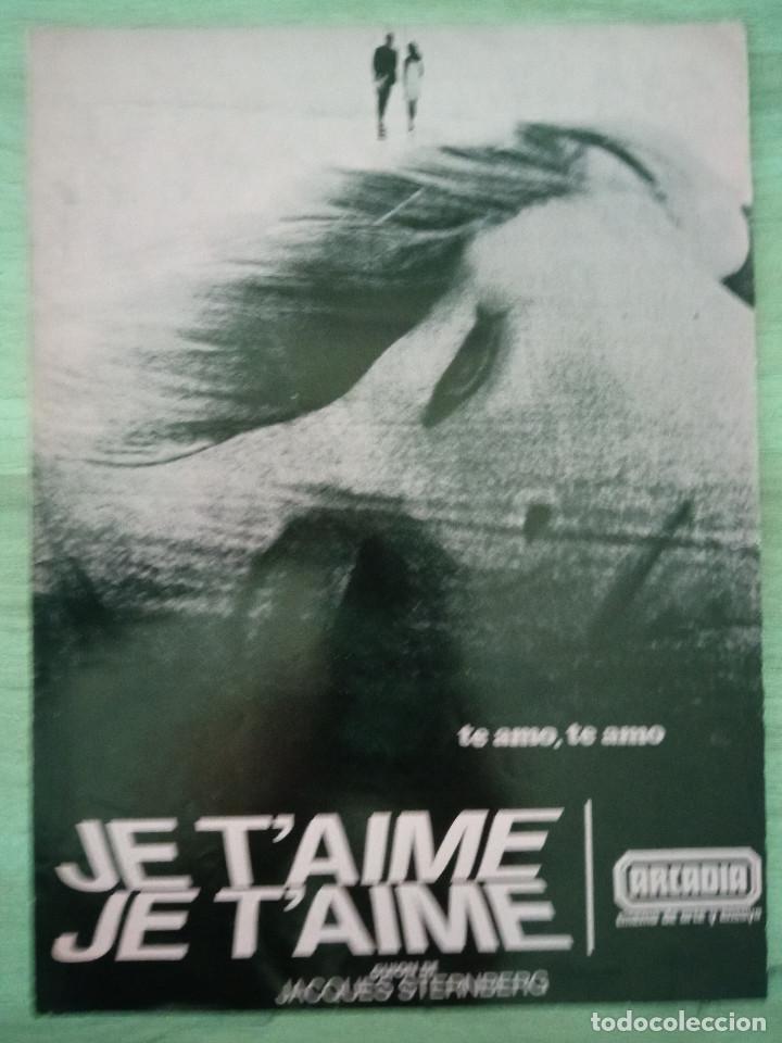 Cine: JE T&acute;AIME, CINE ARCADIA - Foto 1