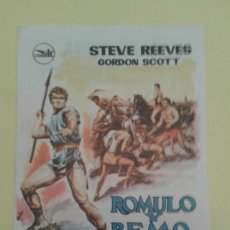 Cine: ROMULO Y REMO STEVE REEVES ORIGINAL C.P. CINE TARRAGONA. Lote 320179473