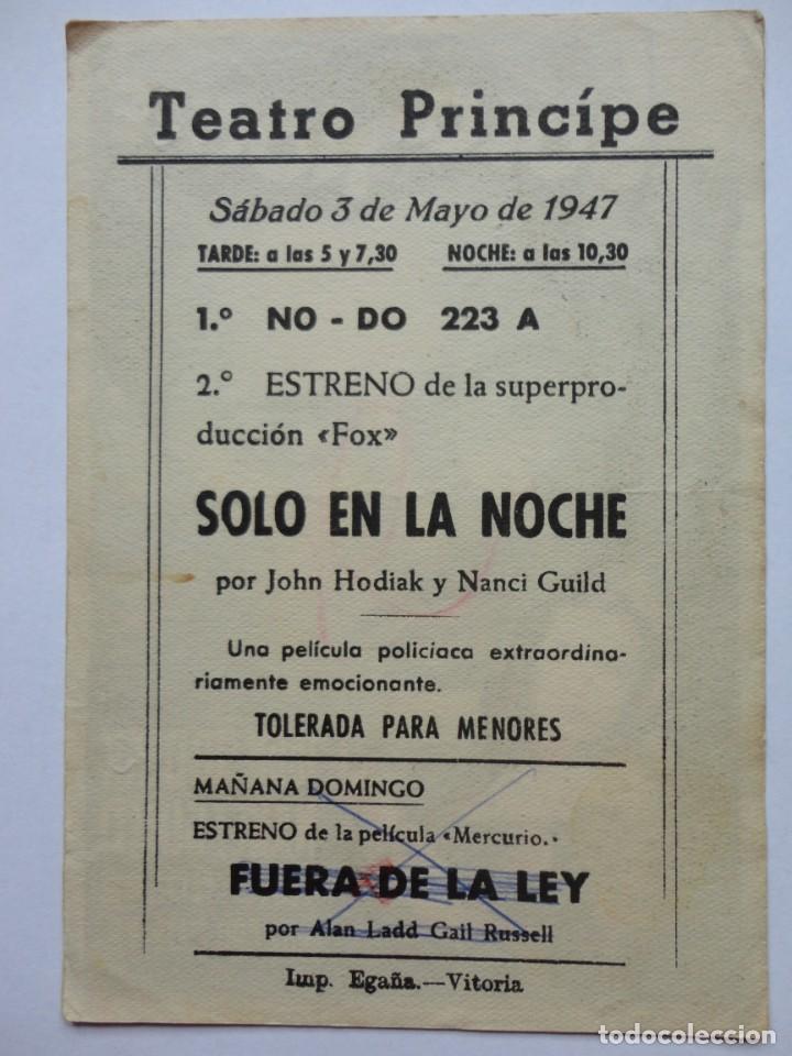 Cine: SOLO EN LA NOCHE - (T. Pr&iacute;ncipe) - Foto 2