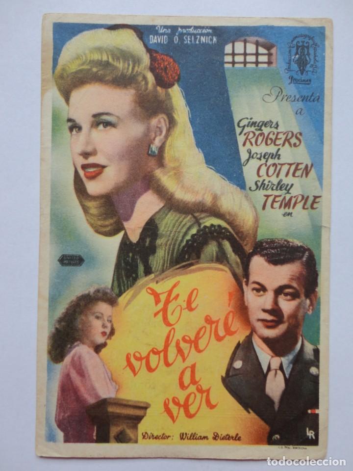 Cine: TE VOLVER&Eacute; A VER - 1946 - - Foto 1