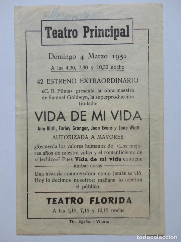 Cine: VIDA DE MI VIDA - 1951 - - Foto 2