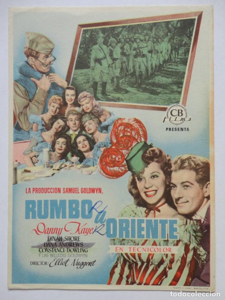 Cine: CINE-FOLLETO DE MANO - RUMBO A ORIENTE