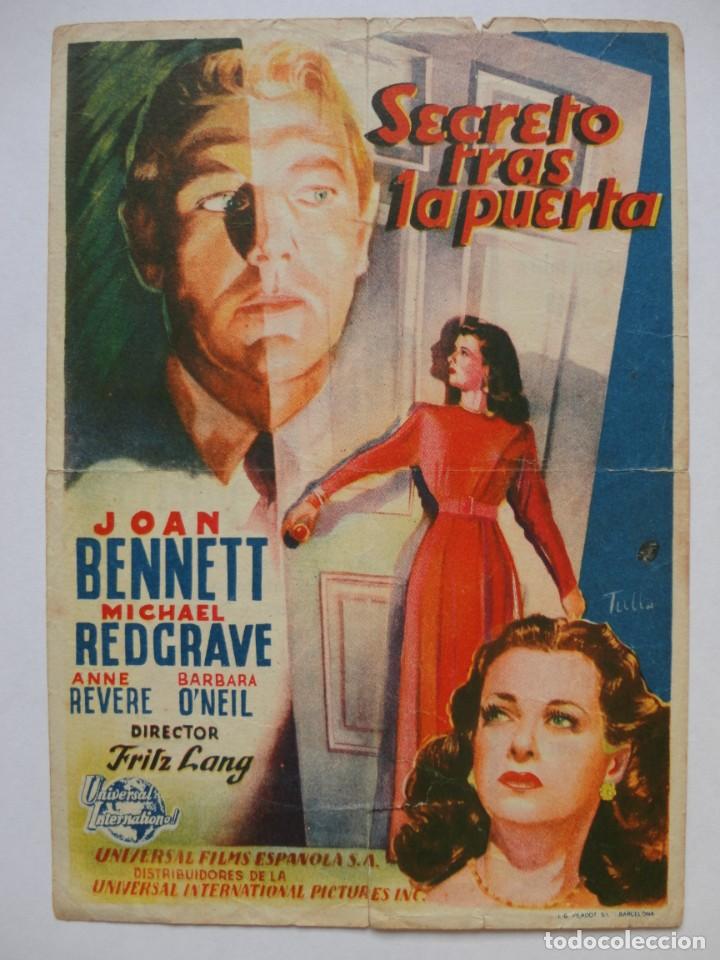 Cine: CINE-FOLLETO DE MANO - SECRETO TRAS LA PUERTA