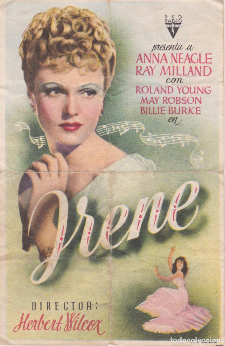 Cine: PROGRAMA DE CINE &ndash; IRENE &ndash; ANNA NEAGLE &ndash; CINE RAMBLAS - Foto 1