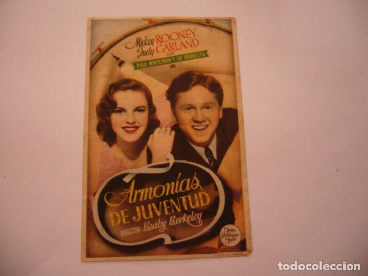 Cine: PROGRAMA DE CINE ARMONIA DE JUVENTUD , (7) &rdquo;&rdquo;