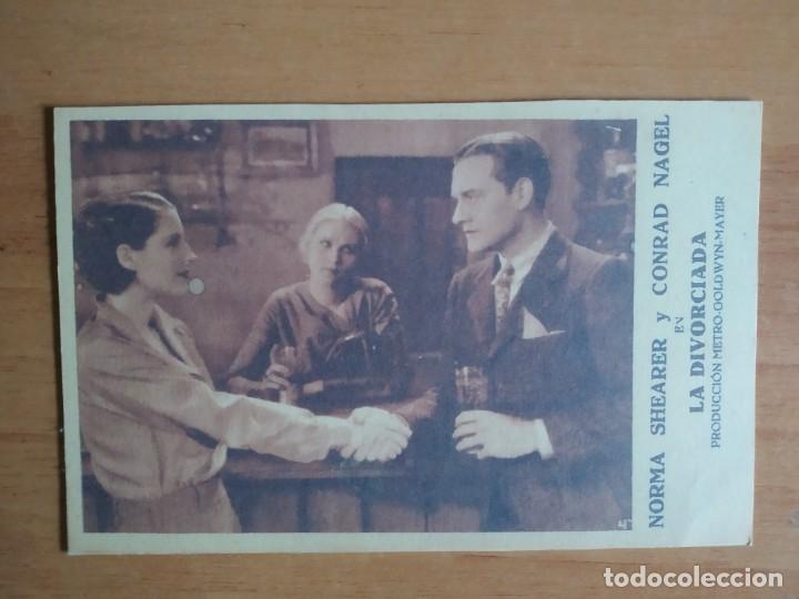 Cine: 260-PROGRAMA DE CINE-- LA DIVORCIADA (color)