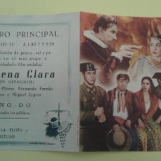 Cine: MORENA CLARA LOLA FLORES ORIGINAL DOBLE C.P. TEATRO PRINCIPAL ARANDA