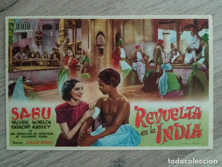 Cine: REVUELTA EN LA INDIA, SABU