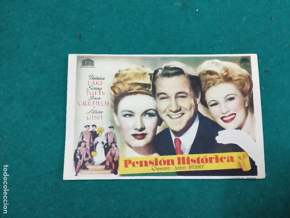 Cine: PENSION HISTORICA. VERONICA LAKE. PROGRAMA DE CINE. - Foto 1