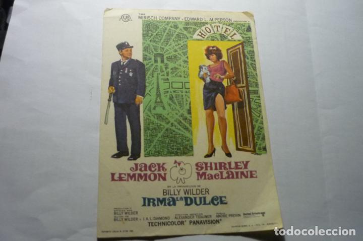 Cine: PTOGRAMA IRMA LA DULCE.-JACK LEMMON - Foto 1