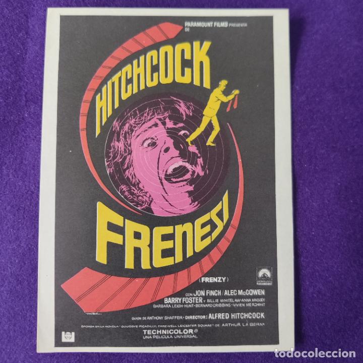  Foglietti di film di film antichi di cinema: PROGRAMA DE CINE ORIGINAL. HITCHCOCK FRENESI. SIMPLE.