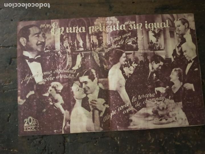 Cine: CAFE METROPOL. TYRONE POWER - LORETTA YOUNG. PROGRAMA DE CINE DOBLE. - Foto 2