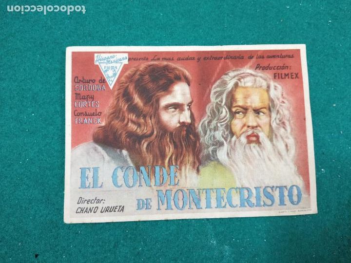 Cine: EL CONDE DE MONTECRISTO. PROGRAMA DE CINE CON PUBLICIDAD. - Foto 1