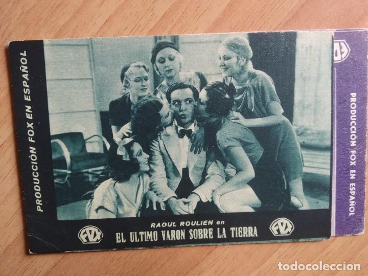 Cine: 295 -PROGRAMA DE CINE-- EL ULTIMO VARON EN LA TIERRA