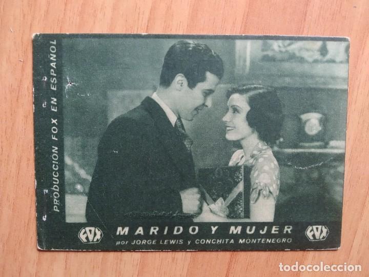 Cine: 288--PROGRAMA DE CINE--MARIDO Y MUJER ct - Foto 1