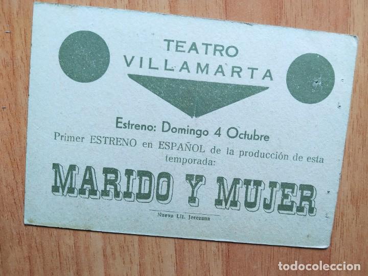 Cine: 288--PROGRAMA DE CINE--MARIDO Y MUJER ct - Foto 2