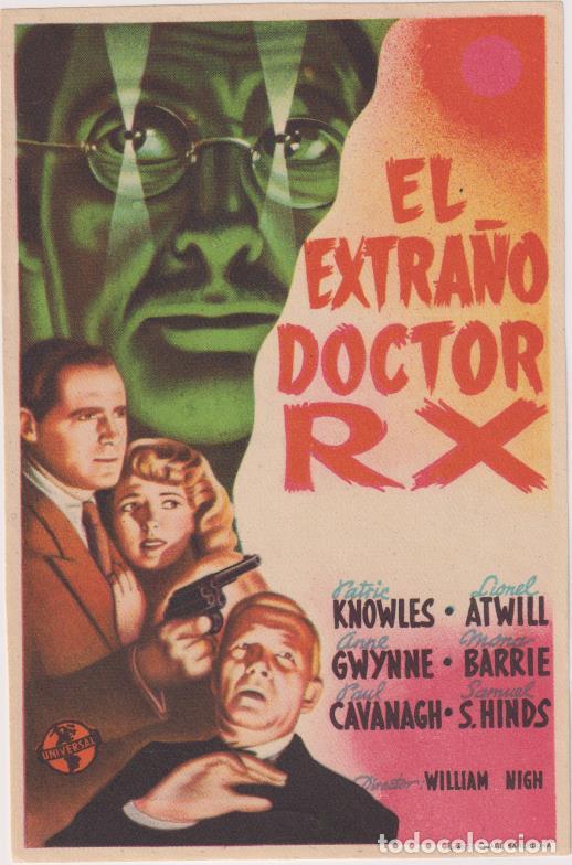 Cine: El Extra&ntilde;o Doctor RX. Sencillo de Universal - Foto 1