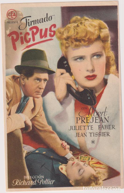 Cine: Firmado Picpus. Sencillo de CEA. Cine Moderno. &iexcl;IMPECABLE! - Foto 1