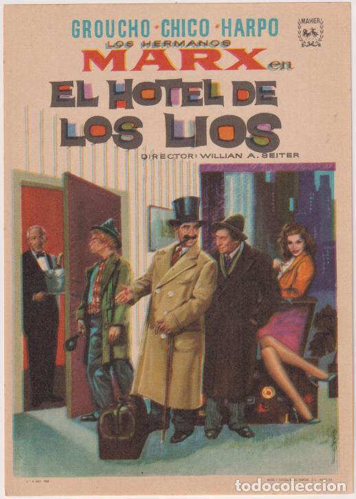 Cine: Los Hermanos Marx. Sencillo de Mahier. &iexcl;IMPECABLE! - Foto 1