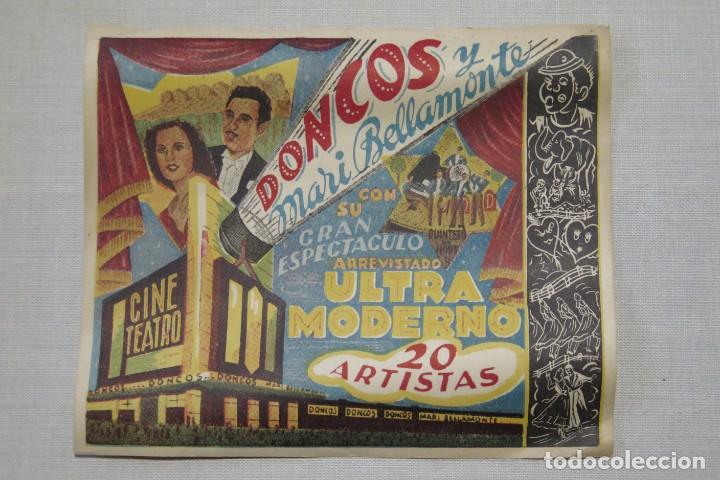 Cine: PROGRAMA. DONCOS Y MARI BELLAMONTE. 20 ARTISTAS - Foto 2