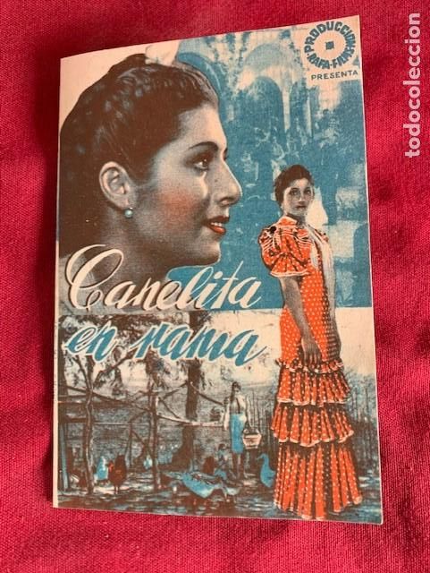  Flyers Publicitaires de films Anciens: CANELITA EN RAMA