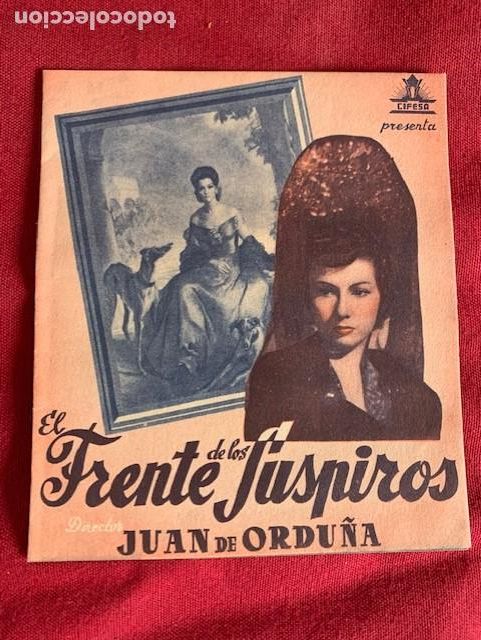  Flyers Publicitaires de films Anciens: EL FRENTE DE LOS SUSPIROS