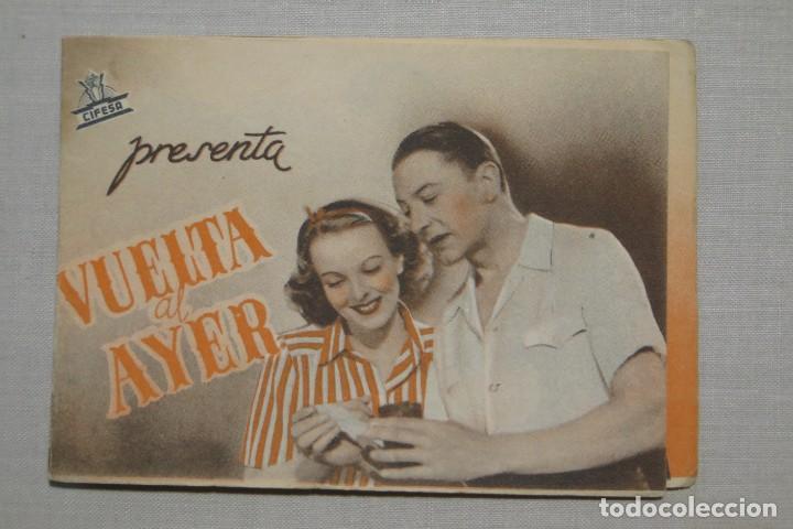 Cine: PROGRAMA. VUELTA DE AYER - Foto 1
