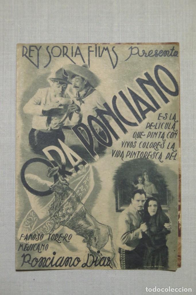 Cine: PROGRAMA DE CINE DOBLE. ORA PONCIANO - Foto 1