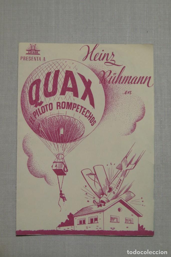 Cine: PROGRAMA DE CINE. QUAX - Foto 1
