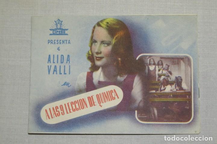 Cine: PROGRAMA DE CINE. A LAS 9 LECCION DE QUIMICA - Foto 1