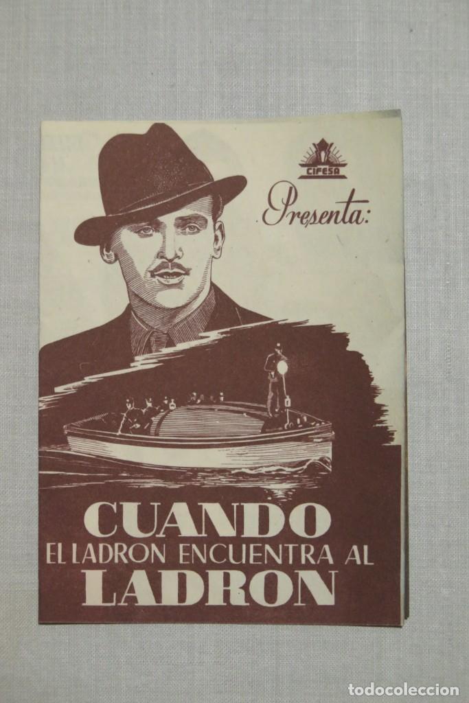 Cine: PROGRAMA DE CINE. CUANDO EL LADRON ENCUENTRA AL LADRON - Foto 1