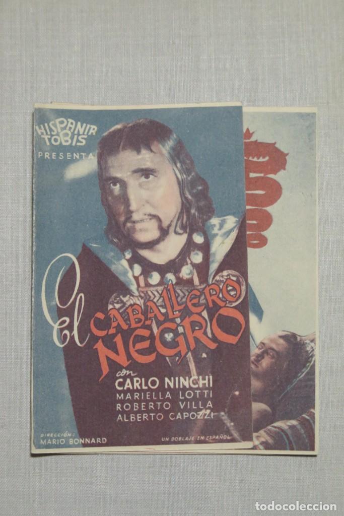Cine: PROGRAMA DE CINE. EL CABALLERO NEGRO - Foto 1