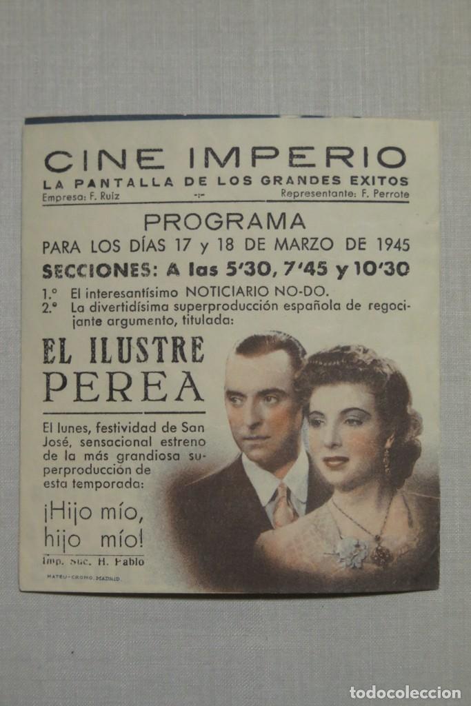Cine: PROGRAMA DE CINE. EL ILUSTRE PEREA - Foto 2