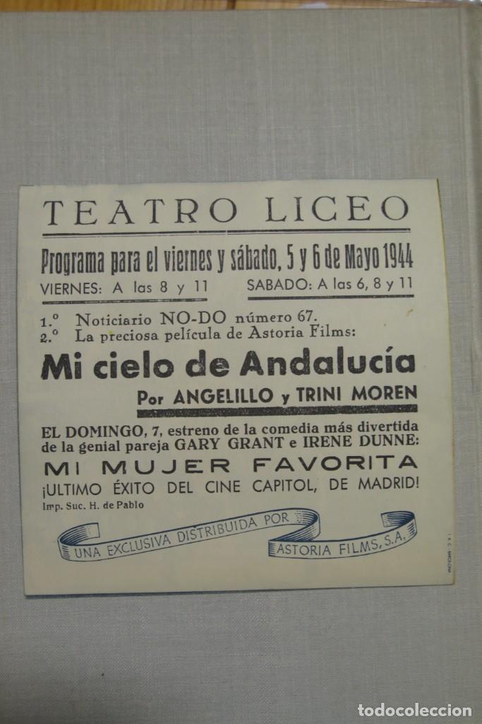 Cine: PROGRAMA DE CINE. MI CIELO DE ANDALUCIA - Foto 2