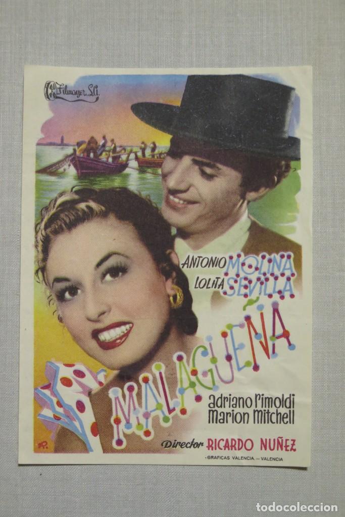 Cine: PROGRAMA DE CINE. MALAGUE&Ntilde;A - Foto 1
