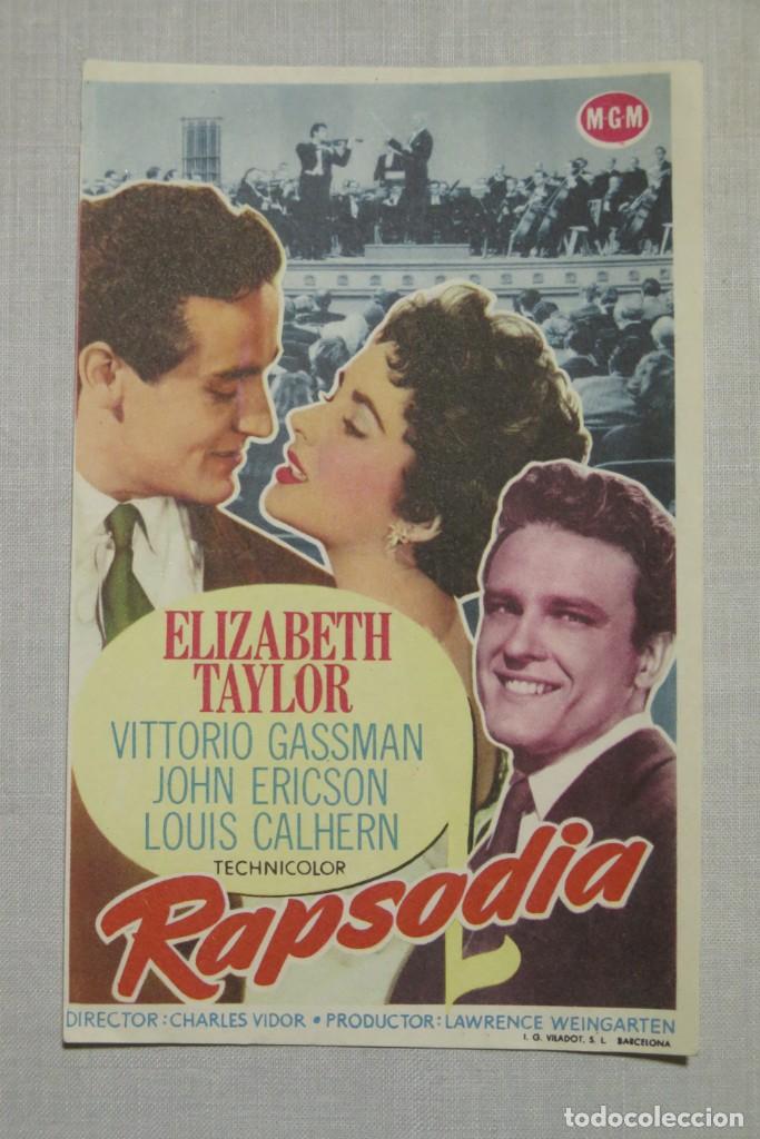Cine: PROGRAMA DE CINE. RAPSODIA - Foto 1