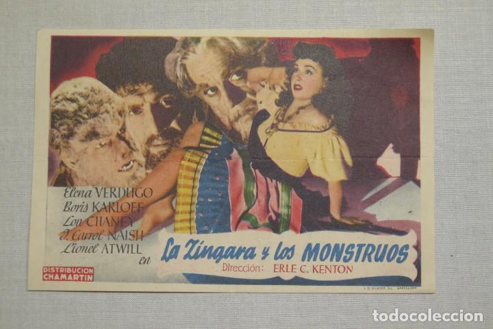 Cine: PROGRAMA DE CINE. LA ZINGARA Y LOS MONSTRUOS - Foto 1
