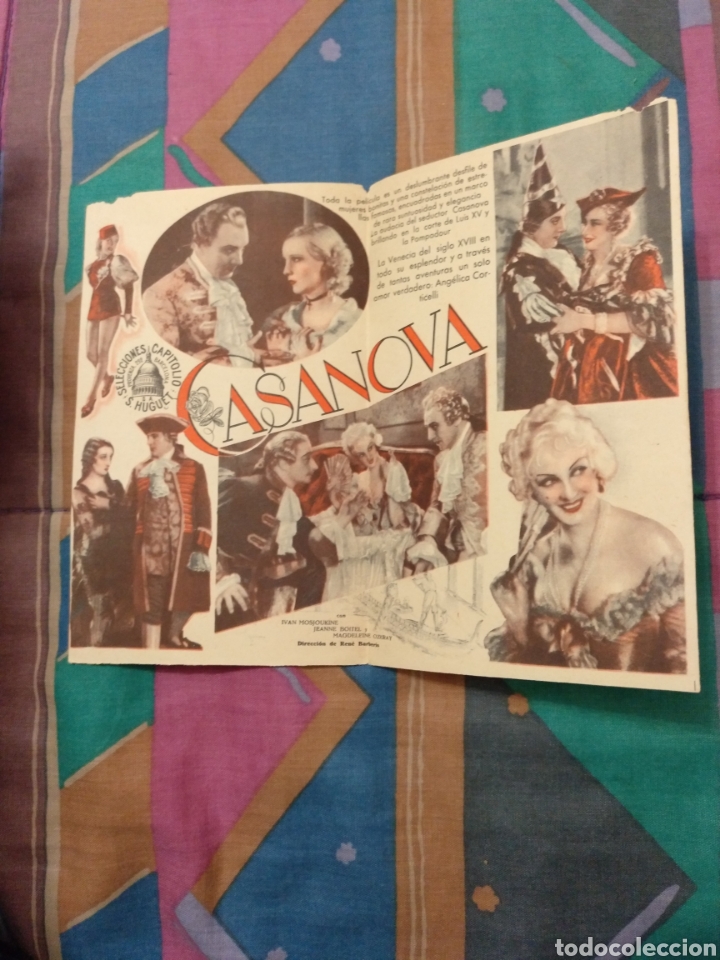 Cine: 1934 CASANOVA.-IVAN MOSJOUKINE.-JEANNE BOITEL - Foto 3