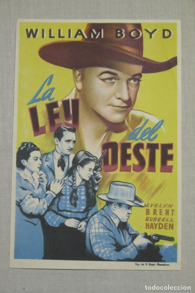 Cine: PROGRAMA DE CINE. LA LEY DEL OESTE - Foto 1