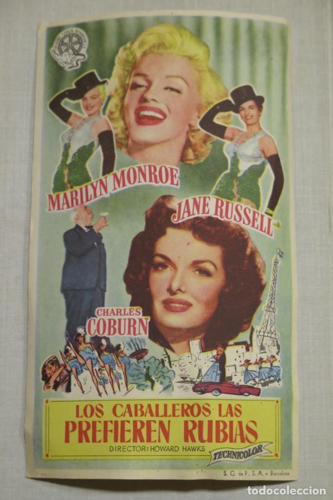 Cine: PROGRAMA DE CINE. LOS CABALLEROS LAS PREFIEREN RUBIAS - Foto 1