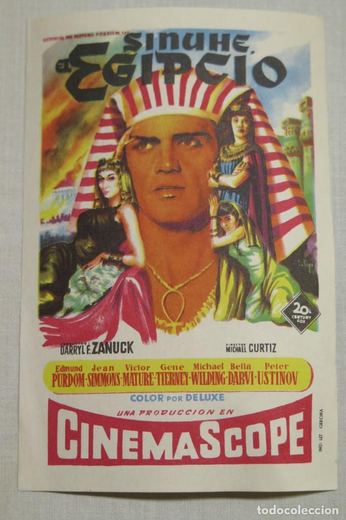 Cine: PROGRAMA DE CINE. SINUHE EL EGIPCIO - Foto 1