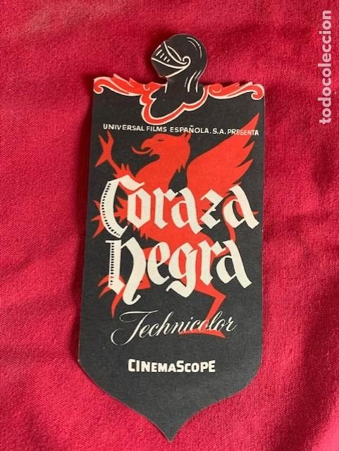  Flyers Publicitaires de films Anciens: CORAZA NEGRA