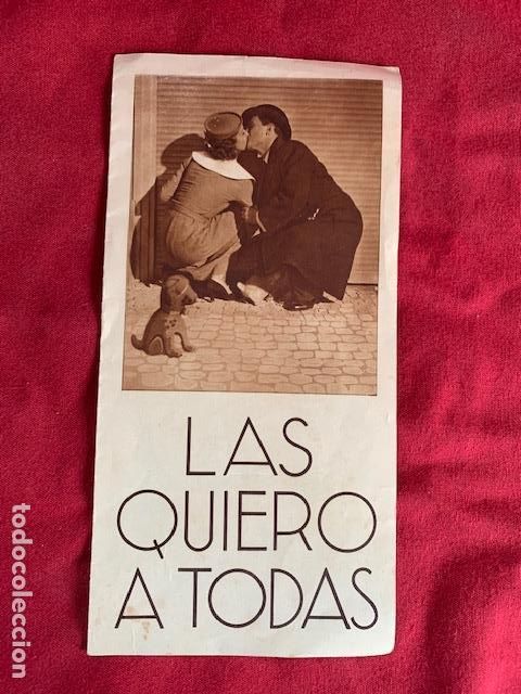  Flyers Publicitaires de films Anciens: LAS QUIERO A TODAS