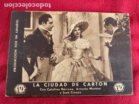  Flyers Publicitaires de films Anciens: LA CIUDAD DE CARTON