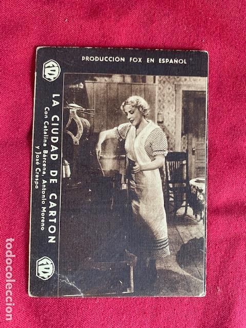  Flyers Publicitaires de films Anciens: LA CIUDAD DE CARTON