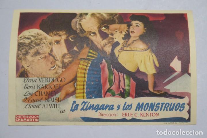 Cine: PROGRAMA DE CINE. LA ZINGARA Y LOS MONSTRUOS - Foto 1