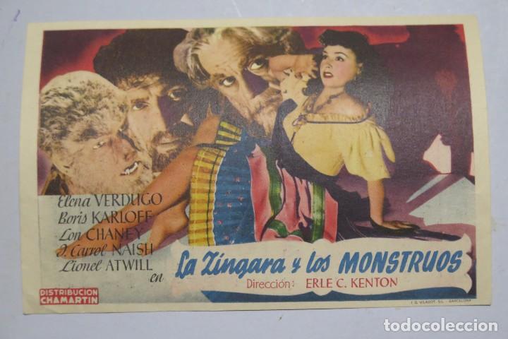 Cine: PROGRAMA DE CINE. LA ZINGARA Y LOS MONSTRUOS - Foto 1
