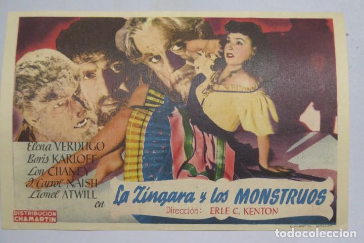 Cine: PROGRAMA DE CINE. LA ZINGARA Y LOS MONSTRUOS - Foto 1