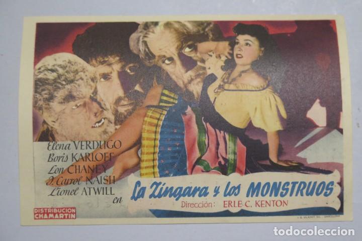 Cine: PROGRAMA DE CINE. LA ZINGARA Y LOS MONSTRUOS - Foto 1